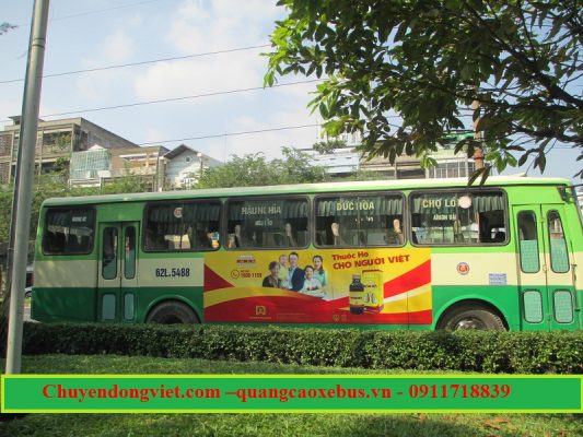 quảng cáo xe bus 627