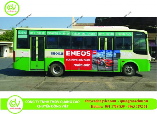 quảng cáo trên xe buýt Đồng Nai